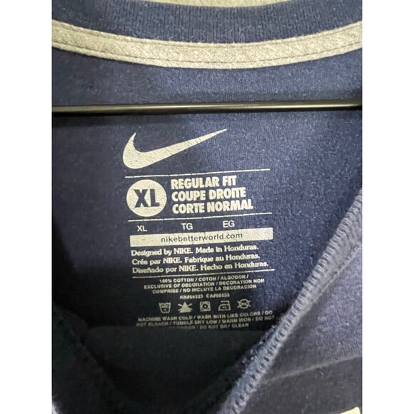 Nike Tampa Bay Rays Baseball T-Shirt Men’s XL Navy Blue MLB Short Sleeve Tee‎ - Picture 2 of 9